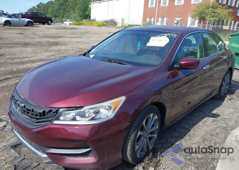2017 Honda Accord Lx from USA, damaged, VIN 1HGCR2F3XHA169501